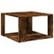 vidaXL Coffee Table Smoked Oak 51.5x51.5x30 cm Engineered Wood