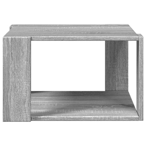 vidaXL Coffee Table Grey Sonoma 51.5x51.5x30 cm Engineered Wood