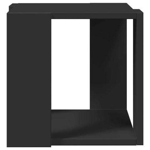 vidaXL Coffee Table Black 32x32x30 cm Engineered Wood