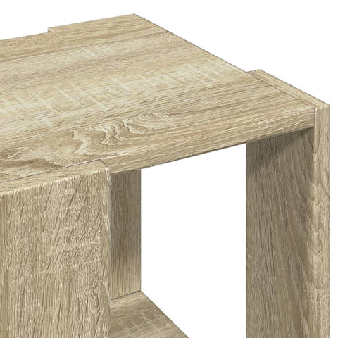vidaXL Coffee Table Sonoma Oak 32x32x30 cm Engineered Wood
