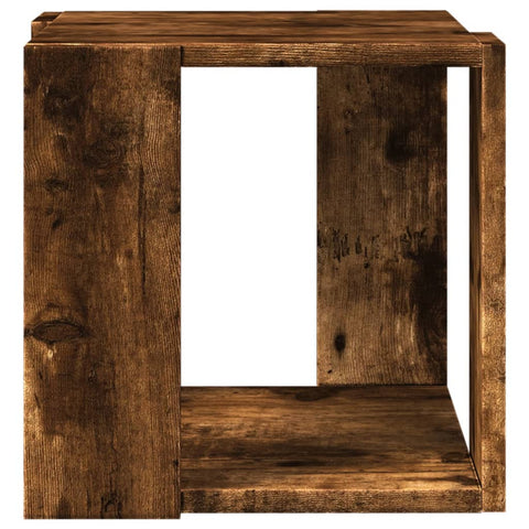 vidaXL Coffee Table Smoked Oak 32x32x30 cm Engineered Wood