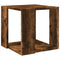 vidaXL Coffee Table Smoked Oak 32x32x30 cm Engineered Wood