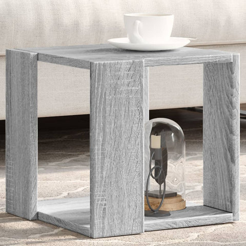 vidaXL Coffee Table Grey Sonoma 32x32x30 cm Engineered Wood