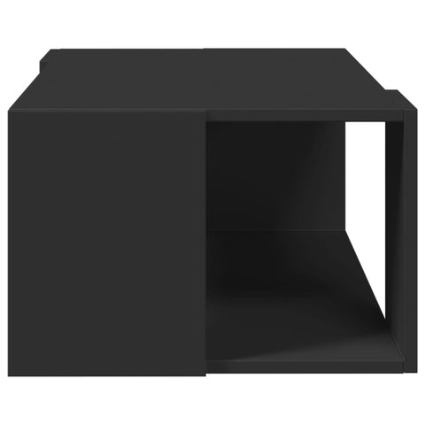 vidaXL Coffee Table Black 89.5x48x30 cm Engineered Wood