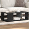 vidaXL Coffee Table Black 89.5x48x30 cm Engineered Wood