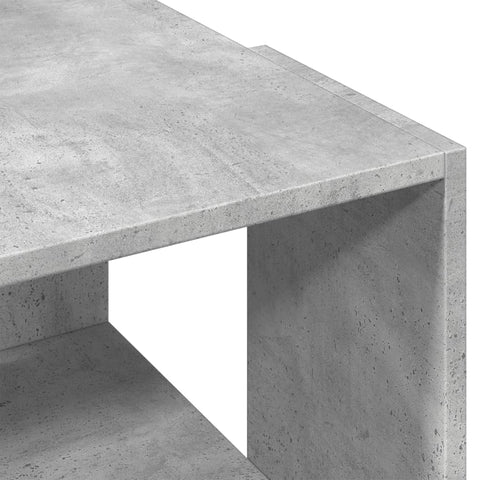 vidaXL Coffee Table Concrete Grey 89.5x48x30 cm Engineered Wood