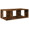 vidaXL Coffee Table Smoked Oak 89.5x48x30 cm Engineered Wood
