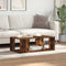 vidaXL Coffee Table Smoked Oak 89.5x48x30 cm Engineered Wood