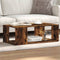vidaXL Coffee Table Smoked Oak 89.5x48x30 cm Engineered Wood