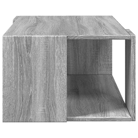 vidaXL Coffee Table Grey Sonoma 89.5x48x30 cm Engineered Wood