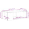 vidaXL Coffee Table Grey Sonoma 89.5x48x30 cm Engineered Wood