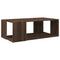 vidaXL Coffee Table Brown Oak 89.5x48x30 cm Engineered Wood
