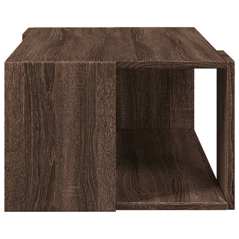 vidaXL Coffee Table Brown Oak 89.5x48x30 cm Engineered Wood