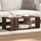 vidaXL Coffee Table Brown Oak 89.5x48x30 cm Engineered Wood