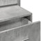 vidaXL Wall-mounted Bedside Cabinet with LED Lights Concrete Grey