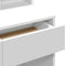 vidaXL Dressing Table with Mirror White 80x41x144.5 cm