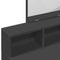 vidaXL Dressing Table with Mirror Black 80x41x144.5 cm
