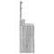 vidaXL Dressing Table with LED Grey Sonoma 80x41x144.5 cm