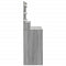 vidaXL Dressing Table with LED Grey Sonoma 80x41x134.5 cm