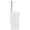 vidaXL Dressing Table with LED White 100x40x130 cm