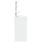 vidaXL Dressing Table with LED White 100x40x130 cm