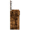 vidaXL Dressing Table with LED Smoked Oak 100x40x120 cm