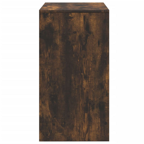 vidaXL Dressing Table and Stool Smoked Oak 60x40x113.5 cm