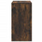 vidaXL Dressing Table and Stool Smoked Oak 60x40x113.5 cm