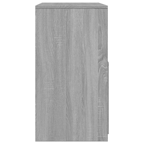 vidaXL Dressing Table and Stool Grey Sonoma 60x40x113.5 cm