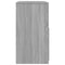 vidaXL Dressing Table and Stool Grey Sonoma 60x40x113.5 cm