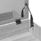 vidaXL Dressing Table and Stool Grey Sonoma 60x40x113.5 cm