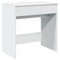 vidaXL Dressing Table with Mirror White 73x46.5x120 cm