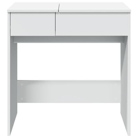 vidaXL Dressing Table with Mirror White 73x46.5x120 cm
