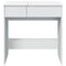 vidaXL Dressing Table with Mirror White 73x46.5x120 cm