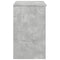 vidaXL Dressing Table with Mirror Concrete Grey 73x46.5x120 cm