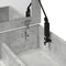 vidaXL Dressing Table with Mirror Concrete Grey 73x46.5x120 cm