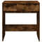 vidaXL Dressing Table with Mirror Smoked Oak 73x46.5x120 cm