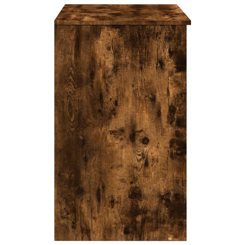 vidaXL Dressing Table with Mirror Smoked Oak 73x46.5x120 cm