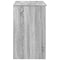 vidaXL Dressing Table with Mirror Grey Sonoma 73x46.5x120 cm