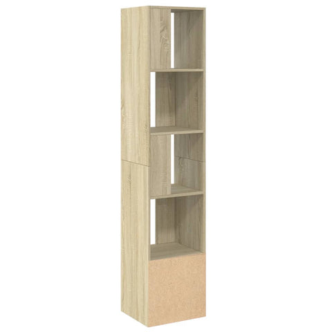 vidaXL Bookcase Sonoma Oak 40x36x189 cm Engineered Wood