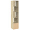 vidaXL Bookcase Sonoma Oak 40x36x189 cm Engineered Wood