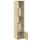 vidaXL Bookcase Sonoma Oak 40x36x189 cm Engineered Wood