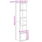vidaXL Bookcase Sonoma Oak 40x36x189 cm Engineered Wood