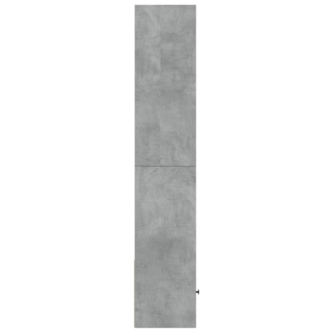 vidaXL Bookcase Concrete Grey 40x36x189 cm Engineered Wood