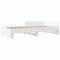 vidaXL Bed Frame without Mattress White 75x190 cm Small Single Engineered Wood