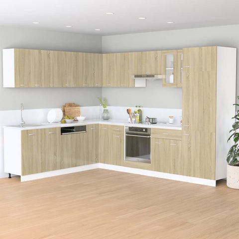 vidaXL Hanging Cabinet Lyon Sonoma Oak 60x31x40 cm Engineered Wood