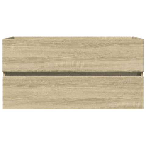 vidaXL Sink Cabinet Sonoma Oak 90x38.5x45 cm Engineered Wood