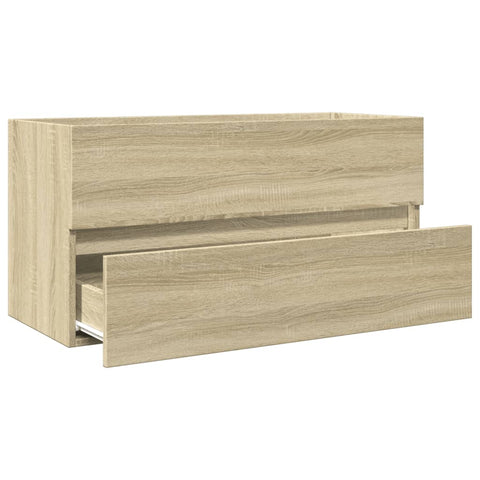 vidaXL Sink Cabinet Sonoma Oak 90x38.5x45 cm Engineered Wood