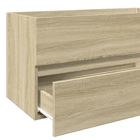 vidaXL Sink Cabinet Sonoma Oak 90x38.5x45 cm Engineered Wood