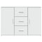 vidaXL Sideboard White 90.5x29.5x65 cm Engineered Wood